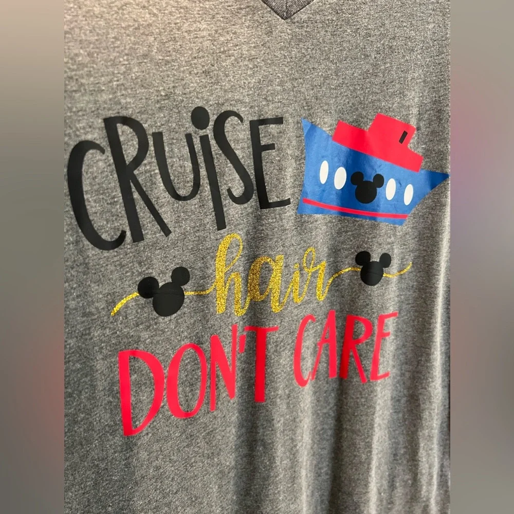 Disney Cruise Mom Vacation Ship Shirt Cruise Line Summer Beach Family Womens Med - Picture 5 of 5